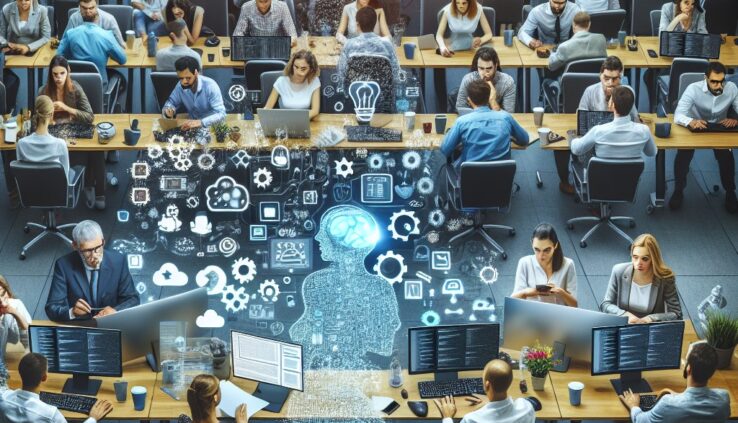 Wprowadzanie innowacji i trendów technologicznych w software house.